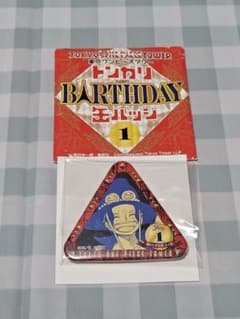 ONE PIECE ワンピースタワー トンガリ バースデー缶バッジ エース