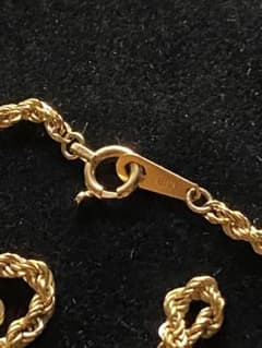 18金ロープチェーンネックレス47cmのサムネイル