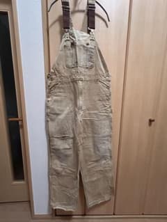 Carhartt R01BRN ベージュ オーバーオール 40x32のサムネイル