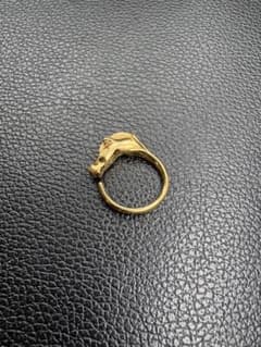 HERMES Gold Cheval Horse Ring vintage - メルカリ