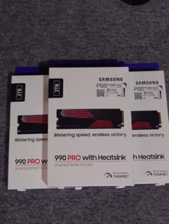 Samsung 990 PRO 2TB with Heatsink ×3個