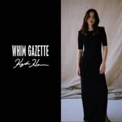 レアWhim Gazette(ウィム ガゼット)長谷川京子さんコラボ ベストジレ Whim Gazette ウィムガゼット 長谷川京子 タイトスカート ブラック