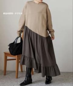 最終値下【新品未使用】Bou Jeloud カットソーワンピースのサムネイル