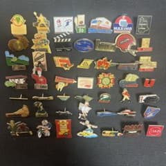 PIN3】フランス ピンバッジ まとめ売り ヴィンテージ 49個 ビンテージ