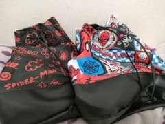 スパイダーマン　プラチナムザッカ巾着リュック 2点セット