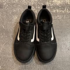 VANS キッズスニーカー ブラック/ホワイト　22センチ