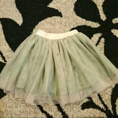 値下げいたしました☆     子供フリルチュールスカートのサムネイル