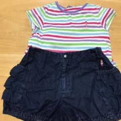 ミキハウス 子供日値引きリーナちゃんパンツ130のサムネイル