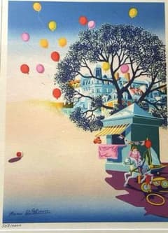 Stevan Petrovic リトグラフ 額装品507/1000 - メルカリ