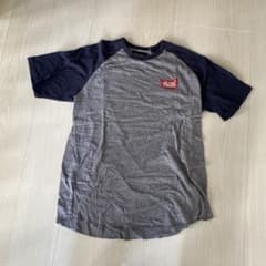 Brixton ロゴ入り Tシャツ Lサイズ グレー/ネイビーのサムネイル