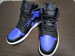 エアジョーダン1MID ハイパーロイヤル　554724-077のサムネイル