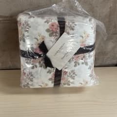 ローラアシュレイ フランネルシーツ 4点セット フルサイズ S1329