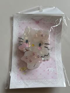 新品未開封】NAGISA PARIS エンジェルハローキティ ヘアクリップ