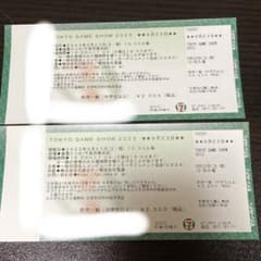 東京ゲームショウ2023 チケット2枚セットのサムネイル