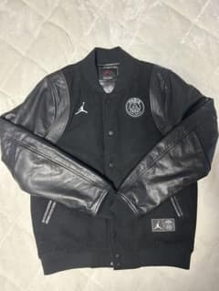 JORDAN × PSG Leather Varsity Jacket M相当 - メルカリ
