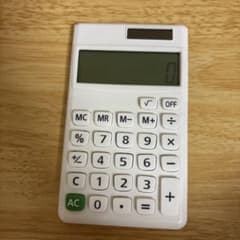 ホワイト 電卓 基本計算機能のサムネイル