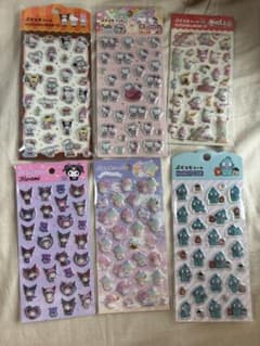 サンリオ ぷくっとシール 6枚セットのサムネイル