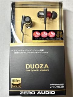 ゼロオーディオ ZERO AUDIO イヤホン　ZH-DWX10 / DUOZAのサムネイル