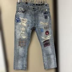 levi's 505 W32 L32 赤耳 ワッペン デニムのサムネイル