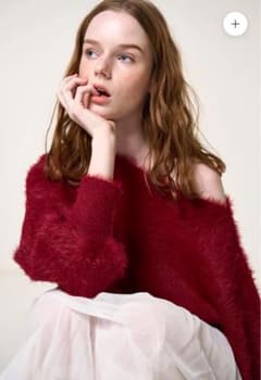 THE TOÉ♡Borough knit/redのサムネイル