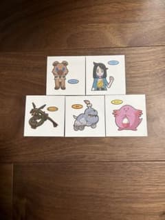 ポケモン デコキャラシール5枚セットのサムネイル