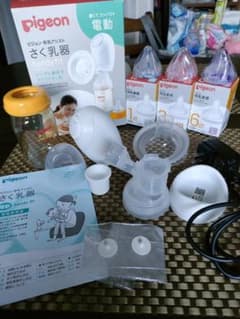 【ひよこ様専用】ピジョン 電動搾乳器 +乳首S×1個のサムネイル