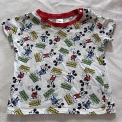 가격 인하! Disney baby 미키 마우스 총 무늬 반소매 T 셔츠
