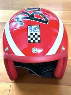 トイズマッコイ製☆希少XS SMALL BUCO ジェットヘルメット 赤 観賞用