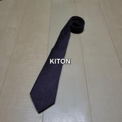 KITON☆ウールシルク セッテピエゲタイ キトン ネクタイ - メルカリ