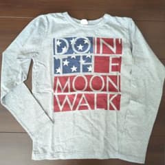 DOIN' THE MOONWALK 長袖カットソー グレーのサムネイル