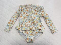 花柄フリル付きベビー水着のサムネイル