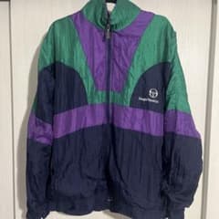 Sergio Tacchini ジャージ 52 緑/紫/紺 - メルカリ