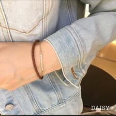 レザーブレスレット✳︎クリスタルのサムネイル