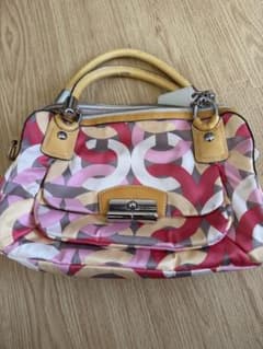 COACH ハンドバッグ ピンク系 マルチカラーのサムネイル