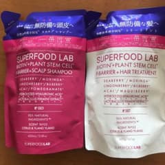 SUPERFOOD LAB BT+Pバリア スカルプシャンプー／ヘアトリートメ…のサムネイル