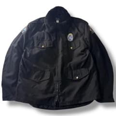 90s イタリア 警察 実物 ポリスジャケット ワッペン ユーロ ビンテージ 