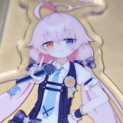 ブルアカ アイドルホシノ アクスタ+キラ加工チケット風カード+アクキー