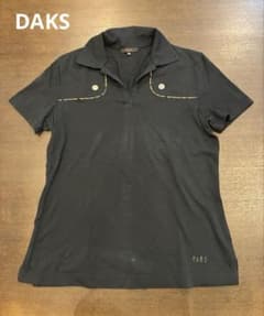 DAKS ダックス 半袖シャツ ブラック 日本製