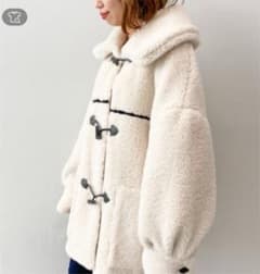 【新品未着用】Heather ダッフルボアモコモココートのサムネイル