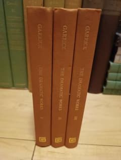 The Dramatic Works of Garrick 全3巻 洋書のサムネイル