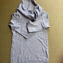 COMME CA ISM ニット 長袖 オフタートル ライトブルーのサムネイル