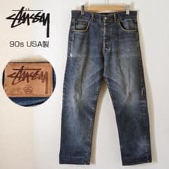 90s USA製 OLD STUSSY 34インチ ステューシー デニム - メルカリ