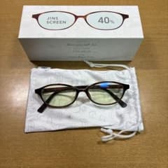 JINS SCREEN ブルーライトカットメガネ 40%のサムネイル