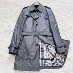 美品 バーバリー トレンチコート グレー ライナー ノバチェック ベルト