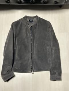 しゅんすけ EMMETI di Franco グレー スエードジャケット EMMETI di Franco グレー スエードジャケット - メルカリ