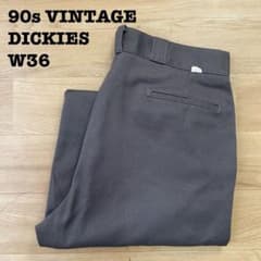 90s カナダ製 ディッキーズ 874 W36 チャコールグレー チノパン 古着