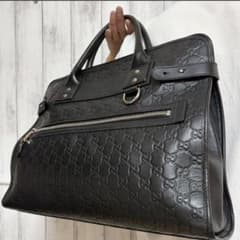 極美品】GUCCI トート/ビジネスバッグシェリーライン GGシマ レザー