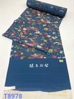 小紋 京紅型 全体柄 正絹 反物 T8788 - メルカリ