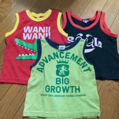 タンクトップ 3枚セット 男の子 90 夏服のサムネイル
