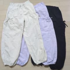 GU GIRLS ドライリボンカーゴパンツ 140cm 3点セットのサムネイル